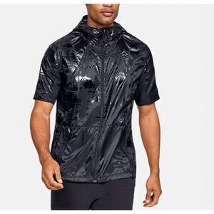 NWT Under Armour Perpetual Short Sleeve Windbreaker Jacket sz L
